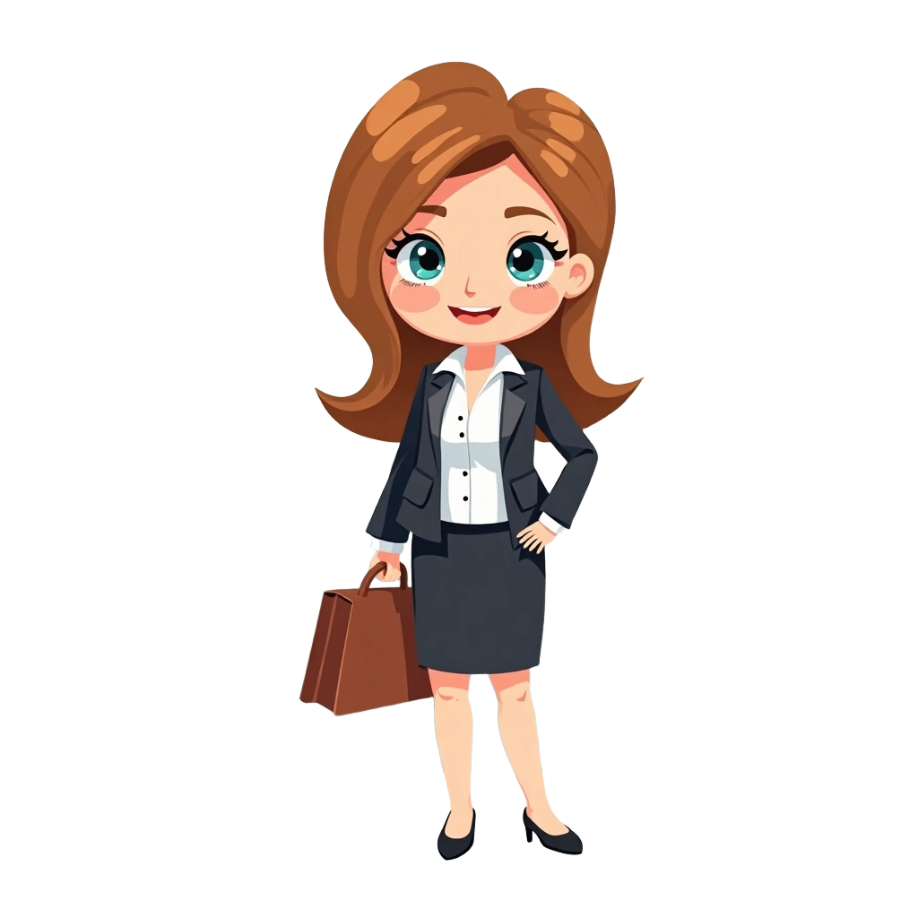 Businesswoman with Briefcase